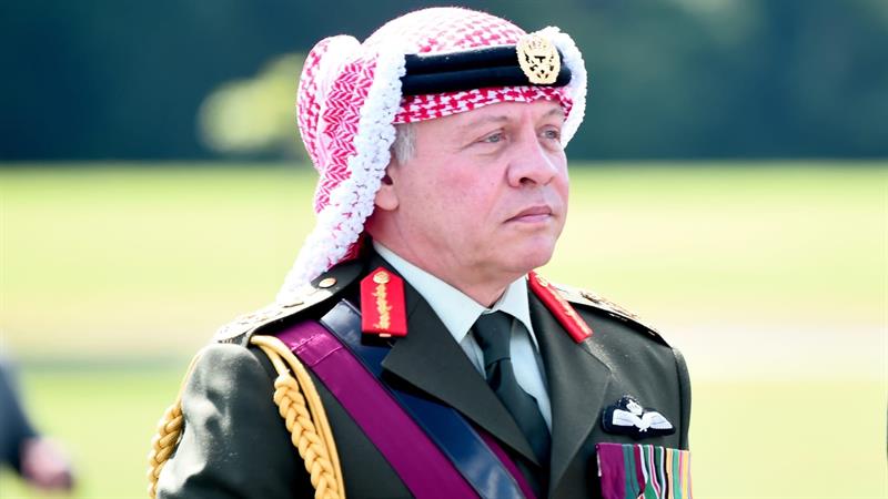 ملك الأردن يحذر من استمرار دوامة العنف في الأراضي الفلسطينية