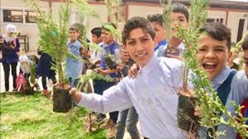 العتبة الحسينية: حملة لزراعة الأشجار في المدارس الحكومية
