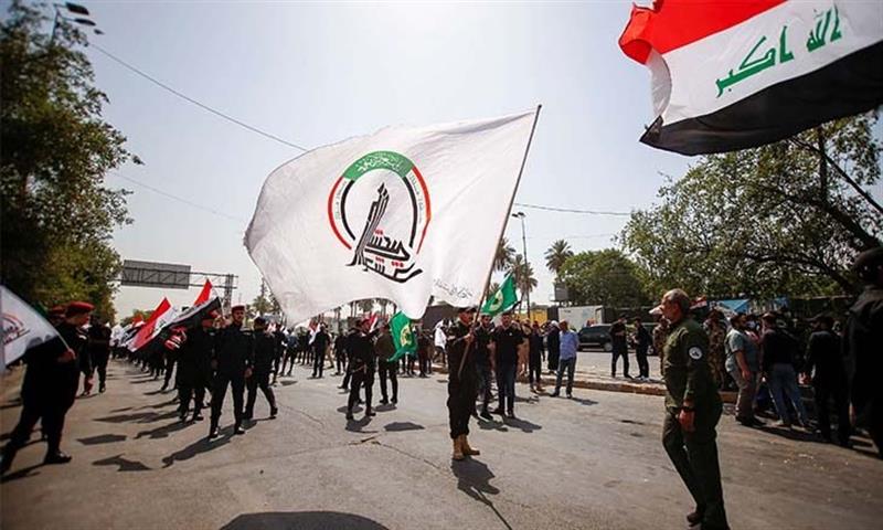 تظاهرات في بغداد للمفسوخة عقودهم من الحشد الشعبي (صور)