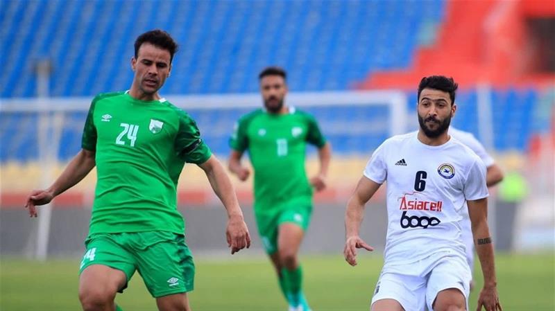 الزوراء يتغلب على نفط الوسط في ممتاز الكرة