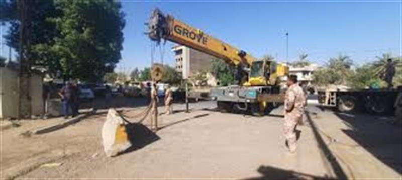 فتح شوارع مغلقة في 3 مناطق ببغداد