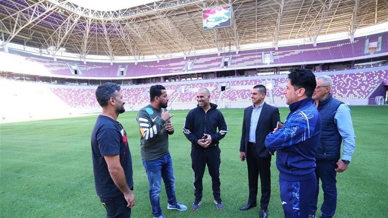 الوفد الإماراتي يبدي موقفاً من ملعب المدينة الدولي