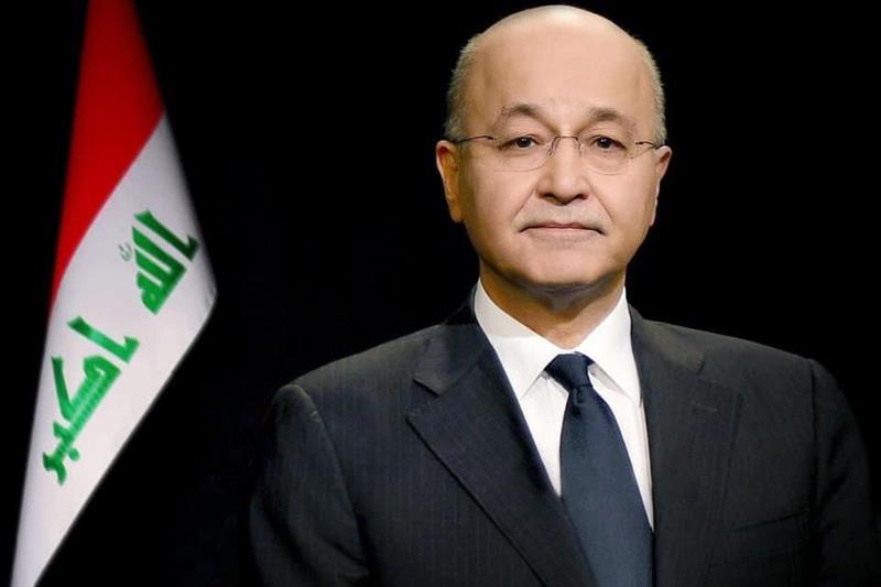 برهم صالح يُعزي بوفاة نائب الأمين العام لمنظمة بدر