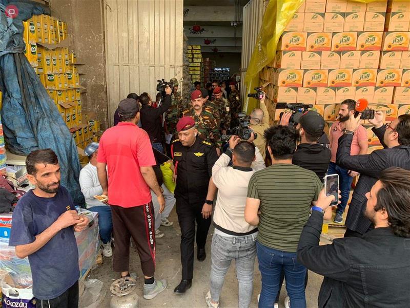 جولة أمنية في سوق جميلة لمحاسبة المتسببين بارتفاع أسعار المواد الغذائية (صور)