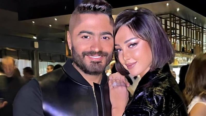 تامر حسني يرد على شائعات انفصاله عن الفنانة “بسمة”
